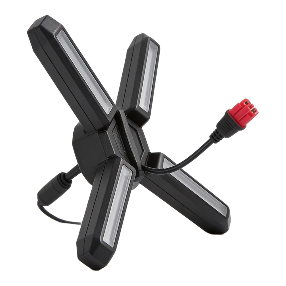 Electric Scooter Light Scooter Headlight For Daytime Riding Black IP67 Waterproof Rating Dustproof Construction