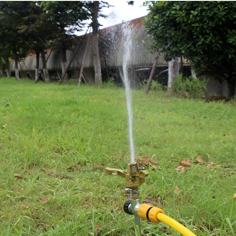 Set Zinc Alloy Water Sprinklers for Lawns Yard Sprinklers Heavy Duty Sprinkler Heads Adjustable 360  Large Area Irrigation view 3