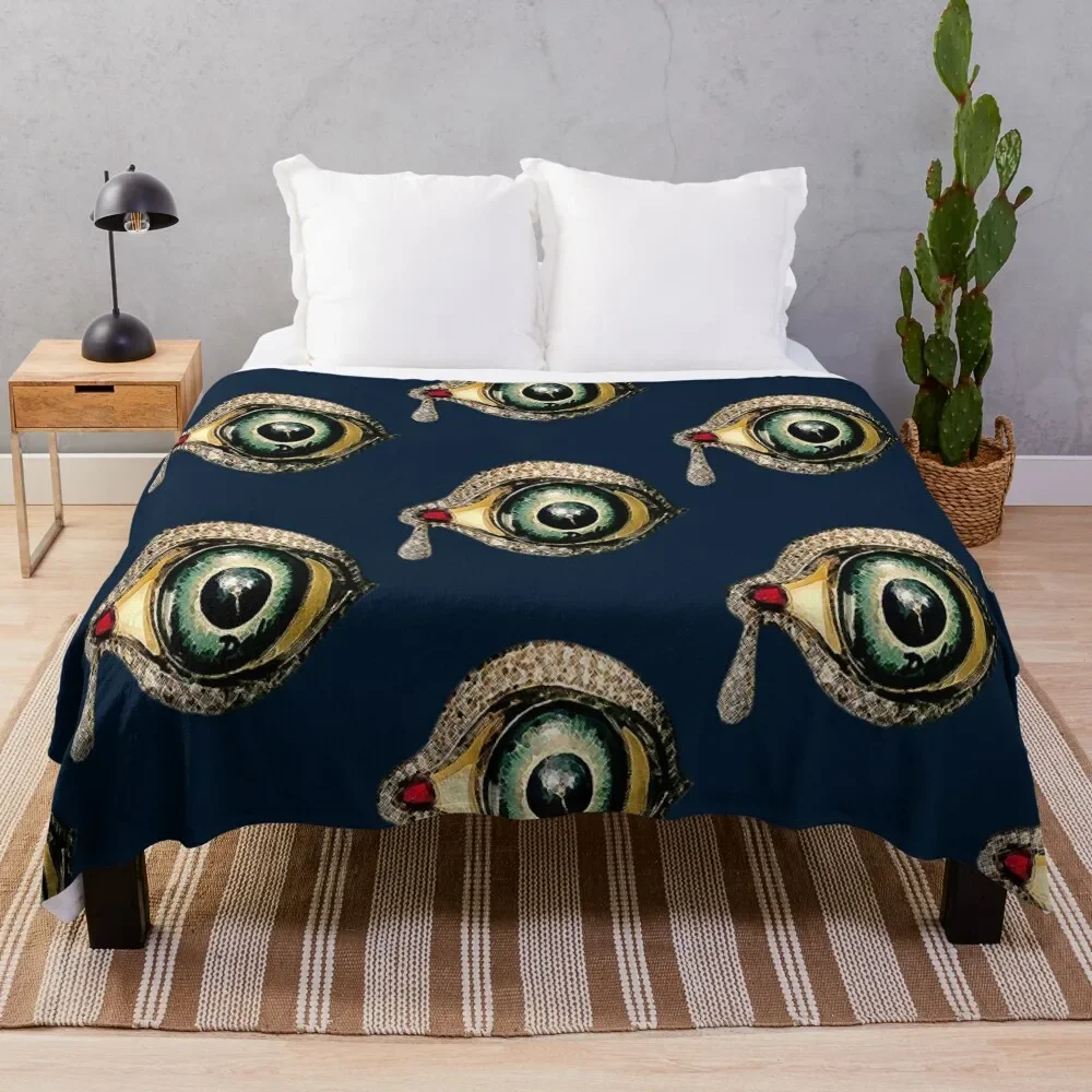Плед Dali Crying Eye, пушистый, мягкий, для спальни и гостиной