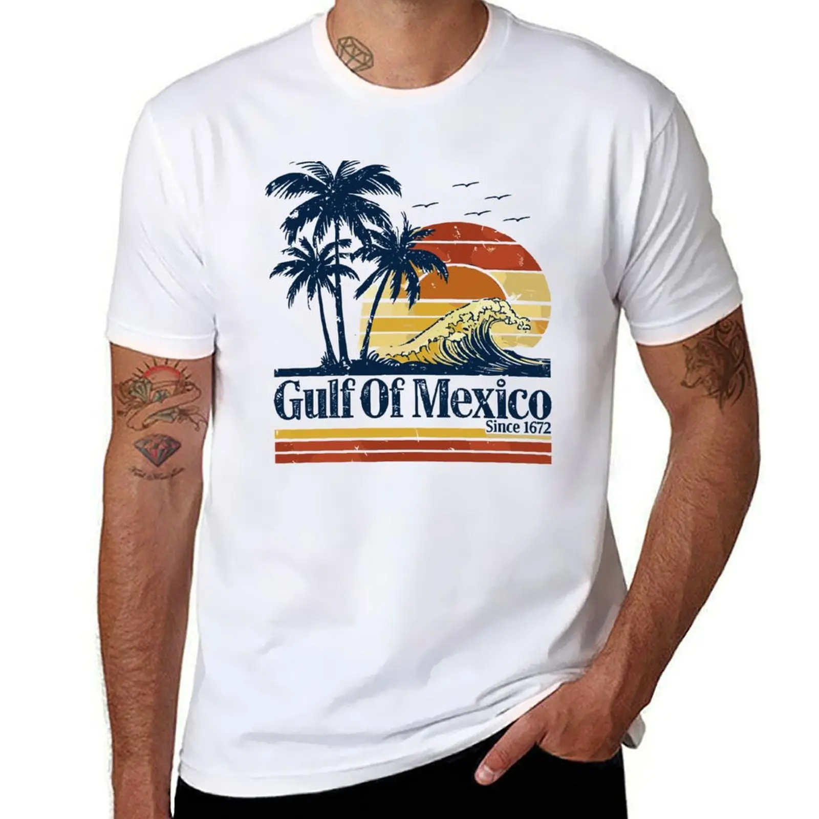 

Gulf of Mexico T-Shirt t shirt man designer t shirts for man graphic funny T-Shirt