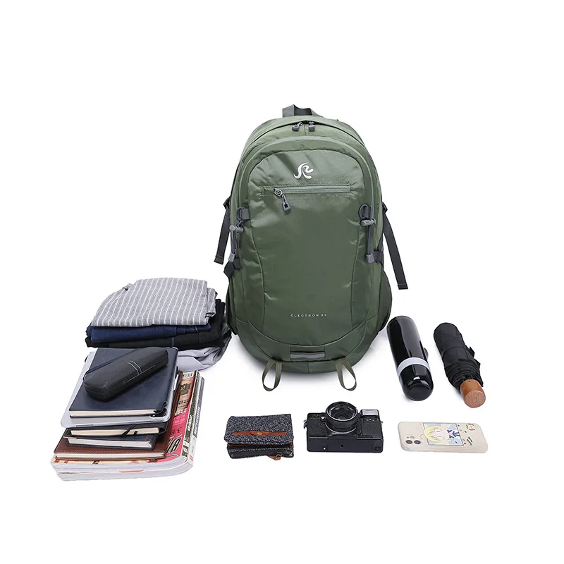 Bolsa de senderismo al aire libre transpirable de gran capacidad, mochila de viaje impermeable, bolso de doble hombro para acampar y ocio