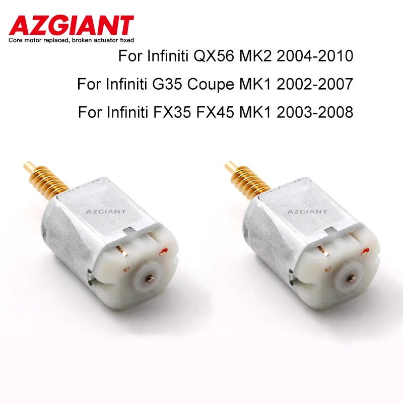 

2PCS For Infiniti G35 QX56 FX35 FX45 2004-2007 VD868Z06 Car Door Lock Actuator Core Motor Power 12V Repair High Quality Engine