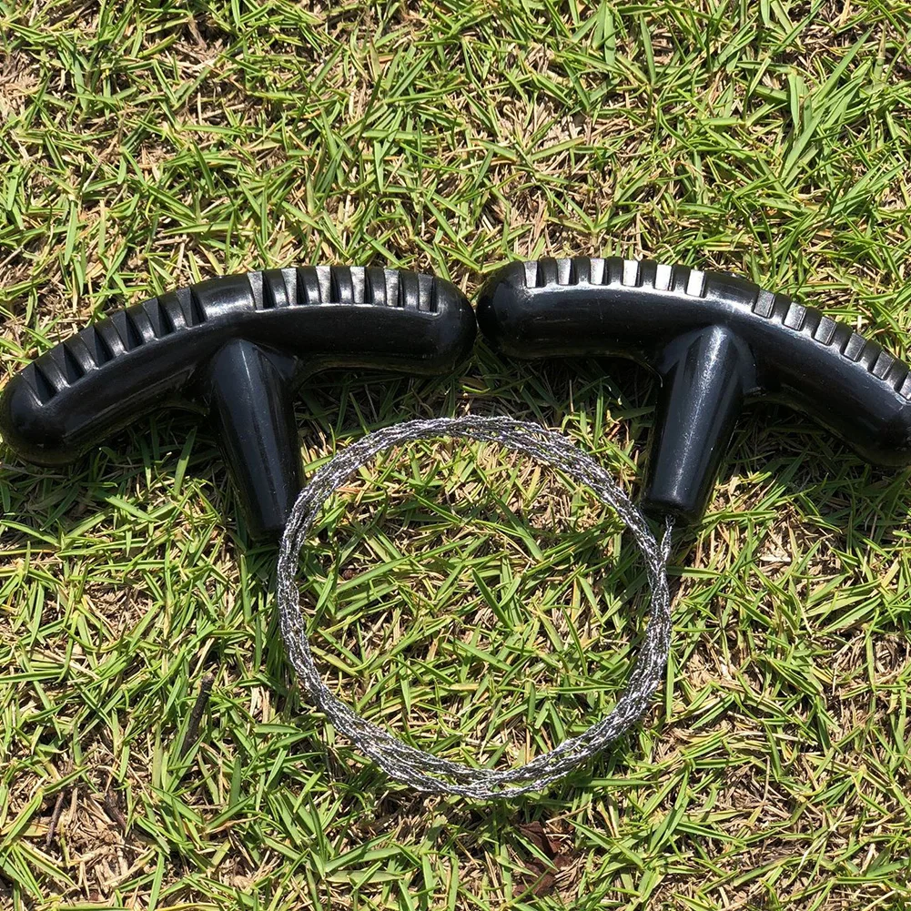 

70CM Manual Steel Rope Chain Saw with Finger Handle Steel Wire Saw Mini Manual Cutting Chain Saw for Portable Emergency