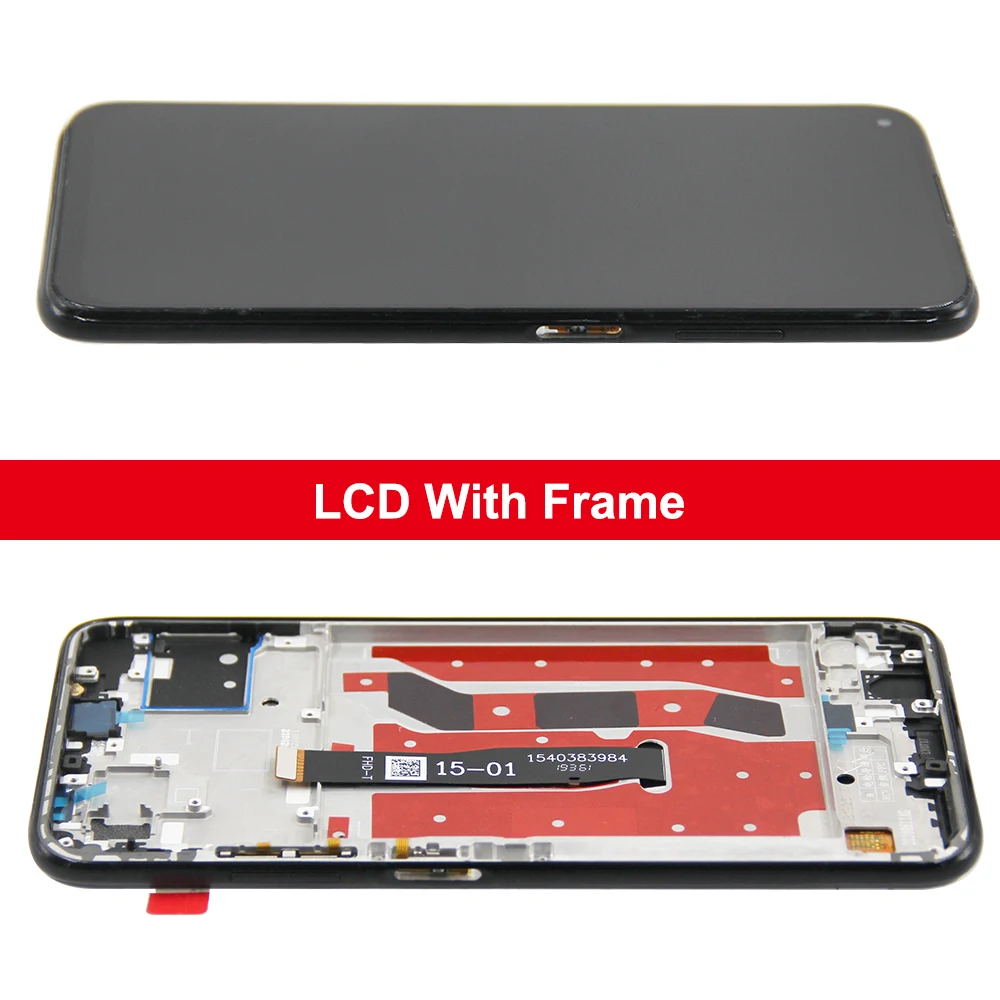 AMOLED Display For Huawei P40 Lite LCD Touch Screen Digitizer Assembly With Frame Display Replacement For Nova 6 SE LCD Display