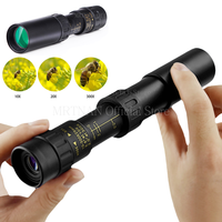 10-300x40 HD Monocular Telescope Long Range Zoom For Outdoor Hunting Camping Tourism High Power Compact Monocular