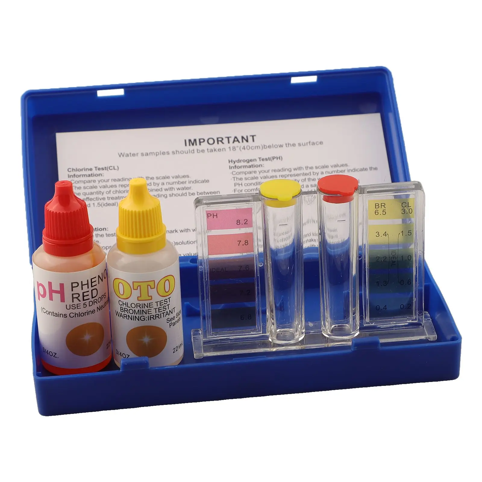

Aquarium Water Test Kit Aquarium Accessories Easy To Use Monitor Levels And PH Levels Aquarium Water Quality Testing