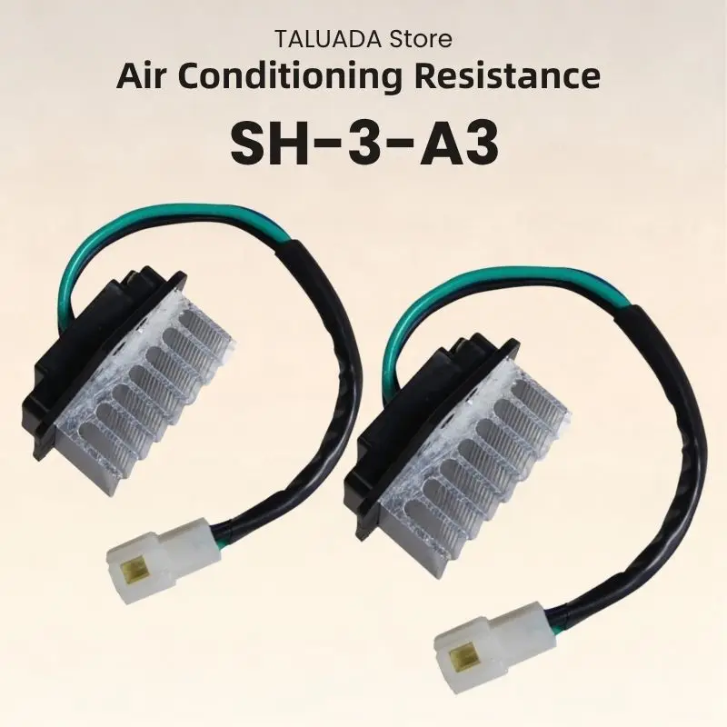 HOTSALE 2PCS Heater Resistor For SH120/200/210/220/240-3A3 Excavator Engine Air Conditioning Resistance 6 Months Warranty