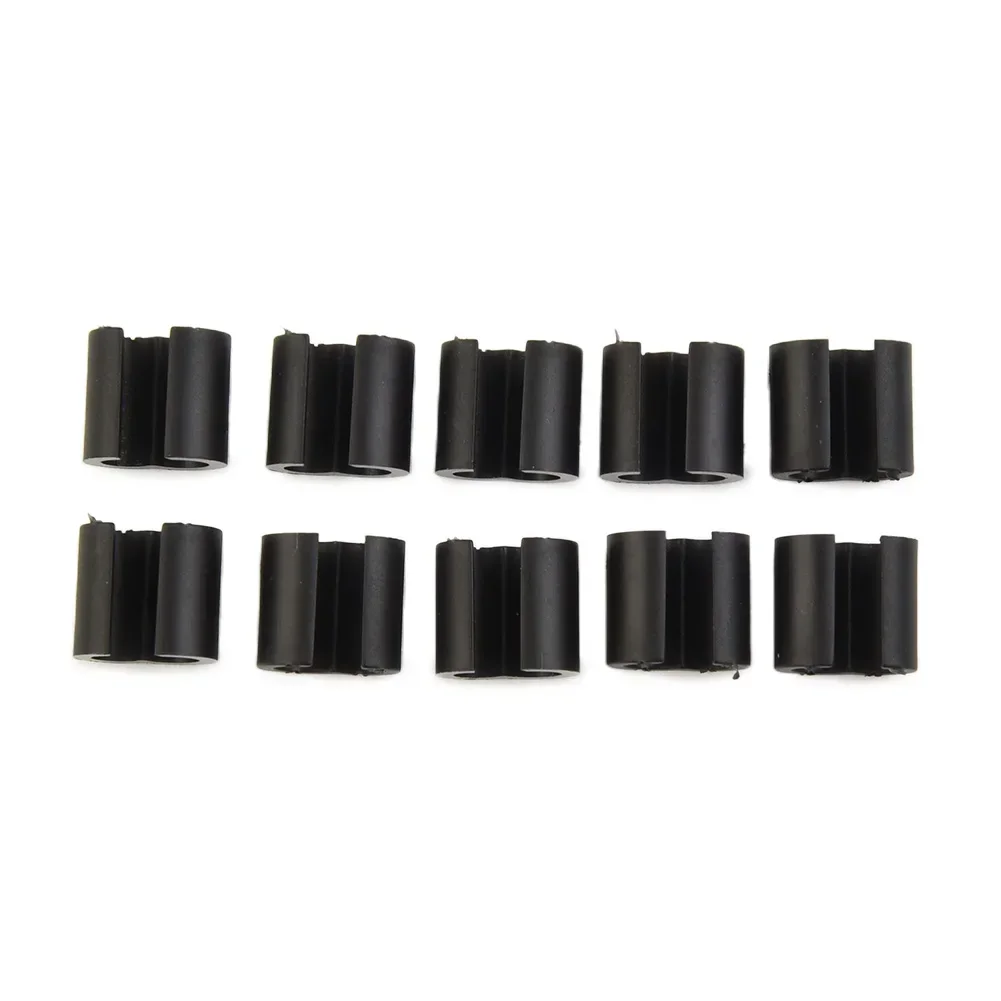 Universal Cable Guide Plastic Cycling Hydraulic MTB Road Bike Shift Cable 10pcs 4mm Accessories Clips Disc Brake