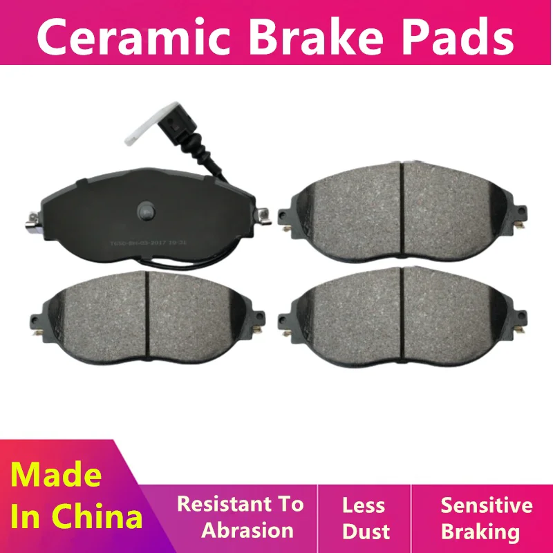 Ceramic Front Brake Pads For Volkswagen Arteon Tiguan Golf 7 8 Passat Tayron/Auto Parts