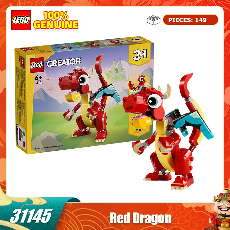 Lego Red Flying Dra… - image