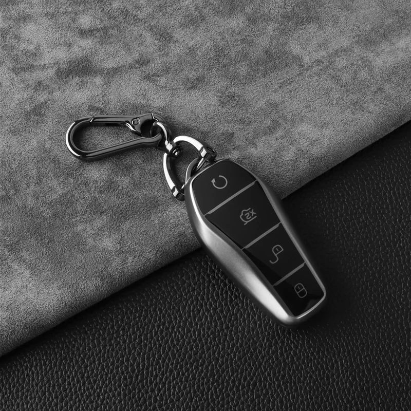 

TPU Car Key Case Cover for Byd Song Plus Yuan Pro Atto 3 Han Ev E2 Song X Qin Tang High-end Remote Control Keyfob Accessory