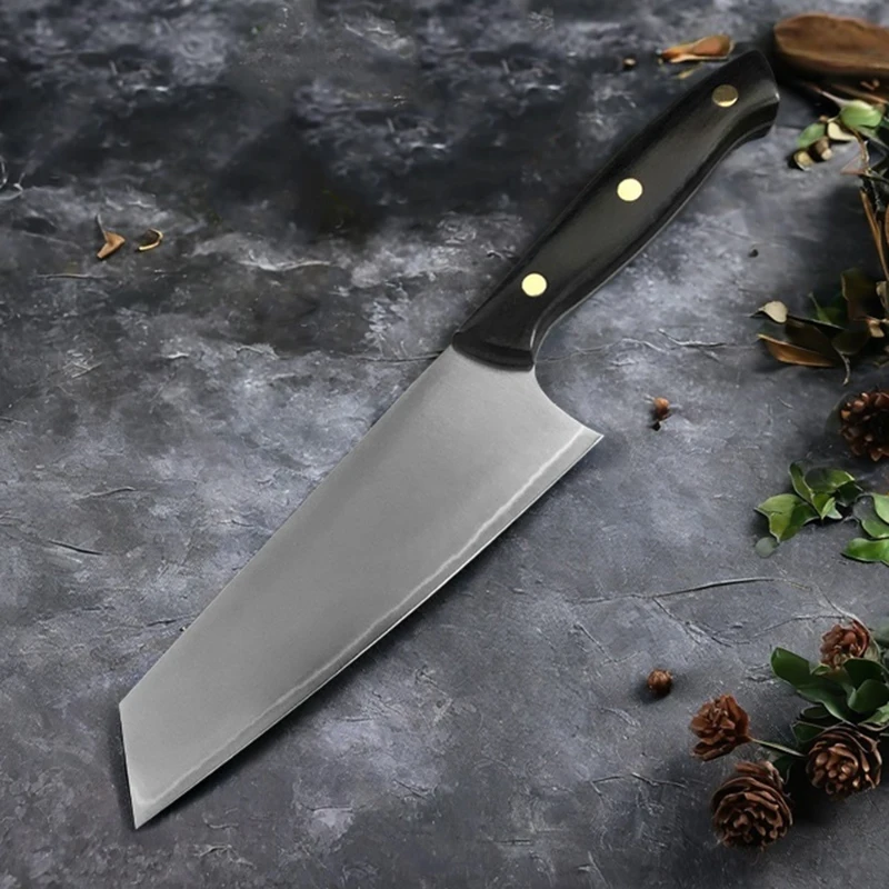 Тройной стальной японский нож шеф-повара, профессиональный нож Кирицуке, нож для мяса, нарезка суши, кухонный резак для приготовления пищи Тройной стальной японский нож шеф-повара, профессиональный нож Кирицуке, нож для мяса, нарезка суши, кухонный резак для приготовления пищи