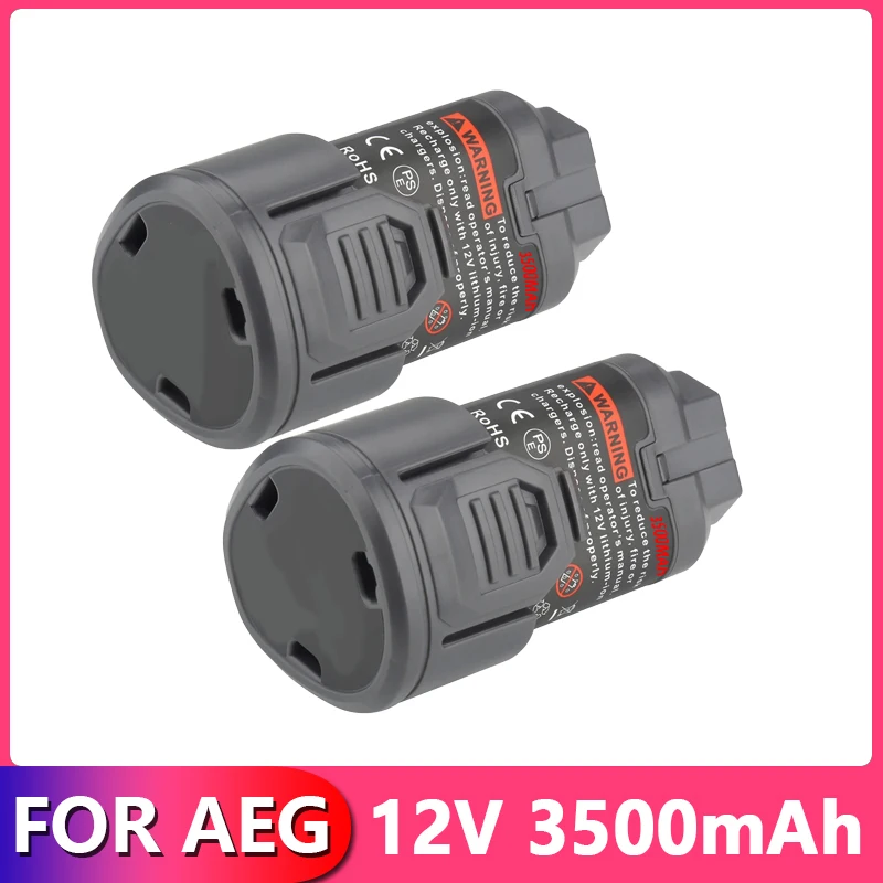 HOT For 12V AEG Ridgid 12V Rechargeable 18650 3.5Ah Li-Lon Battery For 12V AEG Ridgid L1215 BS12C,BS12C2,BSS12C L1215R 3 sold