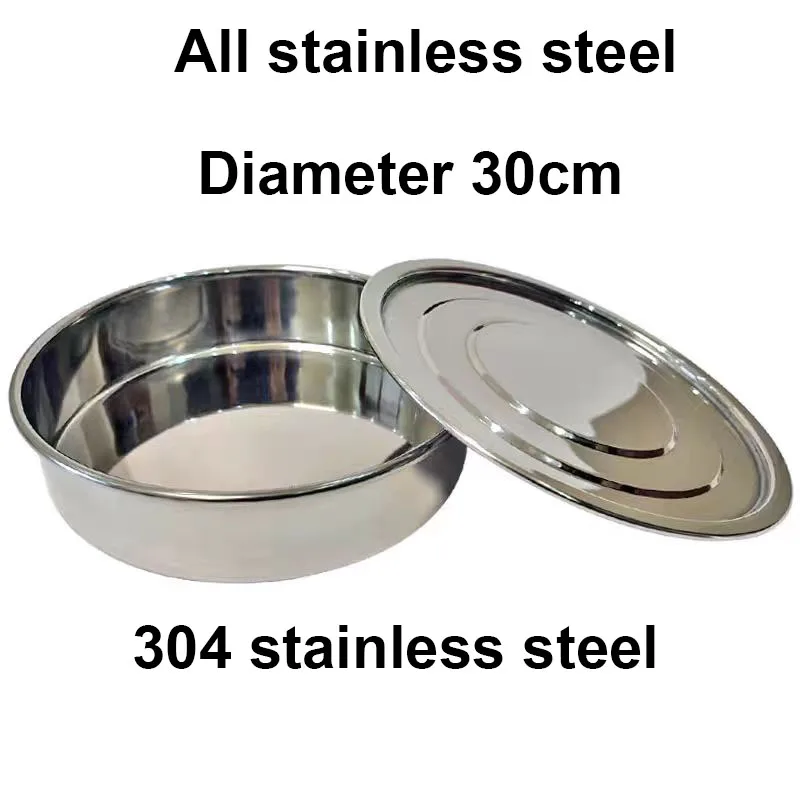 

Тестовое сито Лабораторное стандартное проверки отбора проб Сито для фармакопии Крышка + нижняя часть 304 SUS Фильтрующая сетка Хромированная рамка Диаметр 30 см