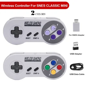 Colorful Wireless Game Controller, 2 Reciever, Joypad, Joystick, SNES Gamepad, Mini PC, Windows, Switch Oled and NS Switch, 2.4G 10 Main Sales Control Super Nintendo - №8