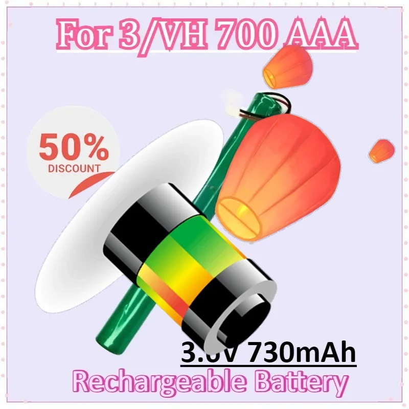 

3/VH 700 AAA 3.6V 730mAh Rechargeable Battery Pack AccessoriesHigh Quality