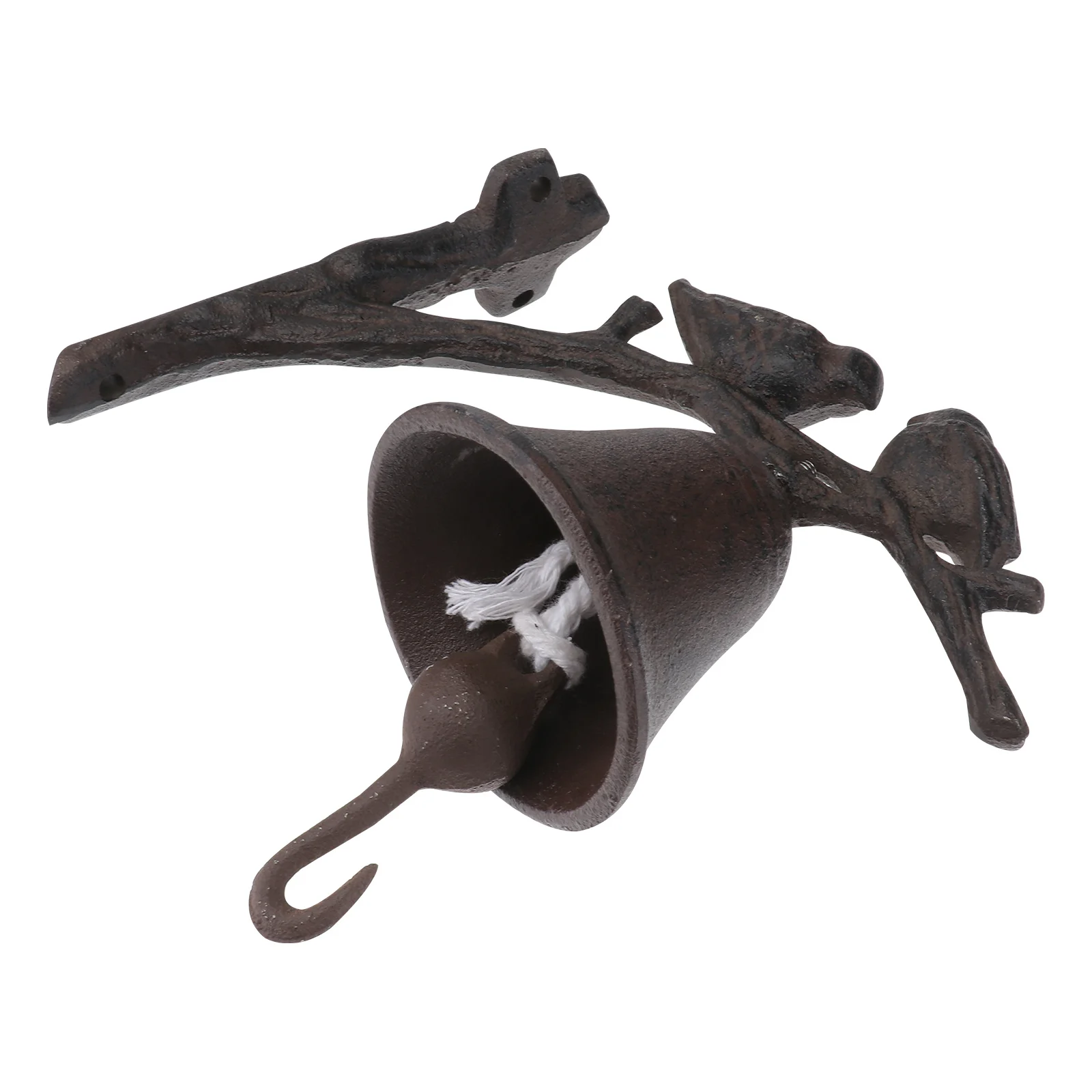 

1Pcs Retro Iron Door Bell Style Hanging Bell for Outdoor Indoor Decoration Courtyard Villa Cafe Entrance Rustic Welcome