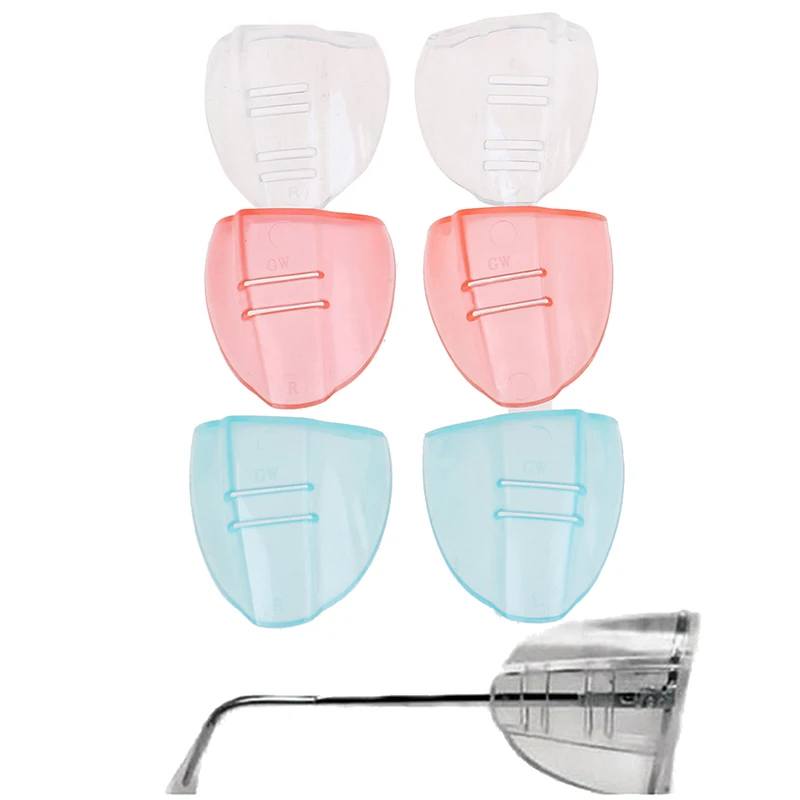 1 Pair Safety Glasses Protective Covers for Eyewear Goggles Side TPU Polyurethane Clear Flap Side Protector