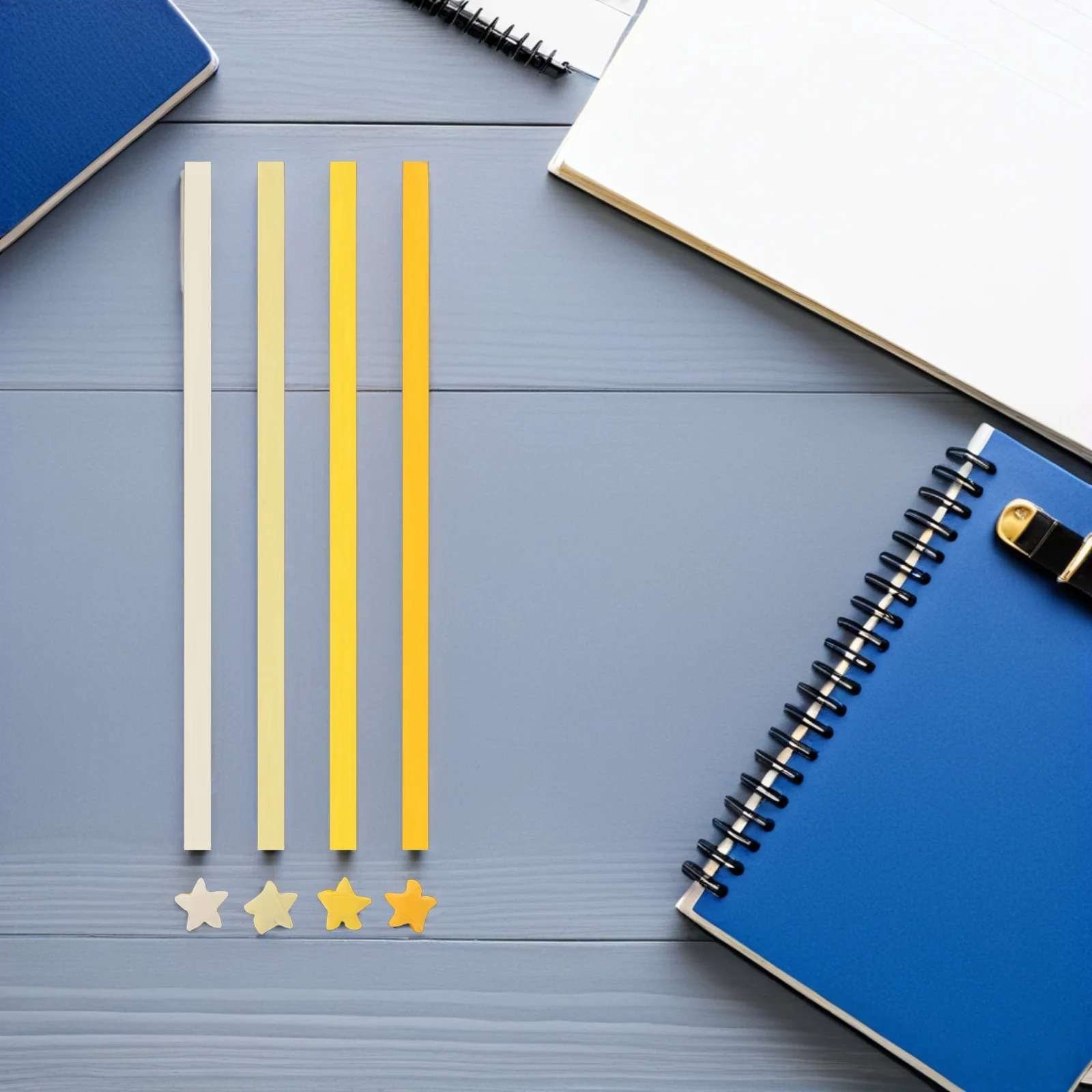 

5400Pcs Handmade Stars Origami Paper Yellow Series Double Sided Colored Gradient for DIY Craft Decorations Star Folding Art Kids