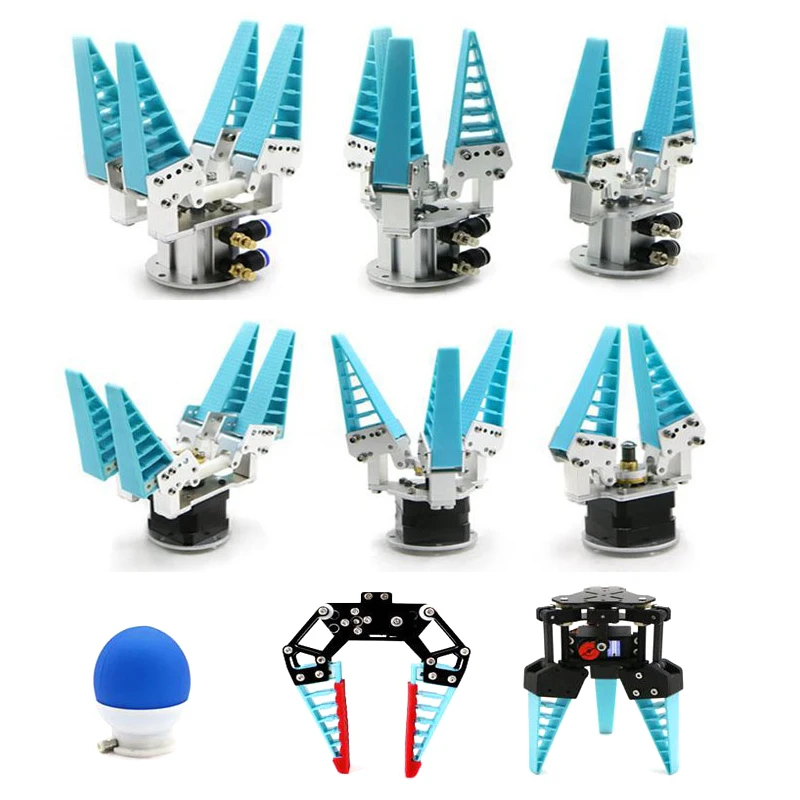 Big Load Adaptive Pneumatic/Electric/Servo Flexible Robot 0.6/1/1.5kg Claw Industrial Bionic Mechanical Finger Sorting Gripper