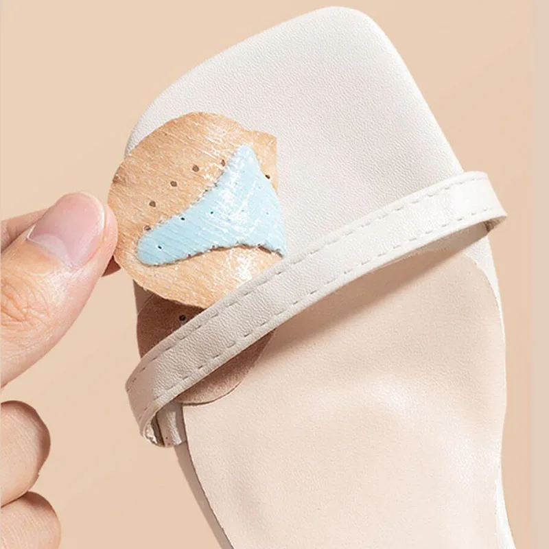 6pcs Sandals Anti-slip Stickers Leather Forefoot Pad Women High Heels Pain Relief Insert Insoles Toe Cushion Foot Care Shoes Pad