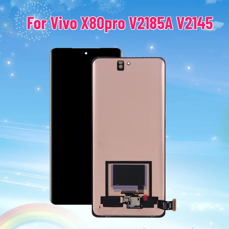 

LCD Display For Vivo X80pro V2185A V2145 LCD Display Touch Screen Digitizer Assembly Replacement Parts X80 Pro Display Screen