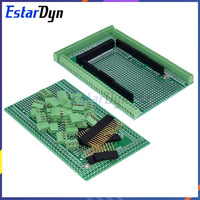 Compatible With MEGA2560 Double-side PCB Prototype Screw Terminal Block Shield Board Kit For Arduino Mega 2560 / Mega2560 R3