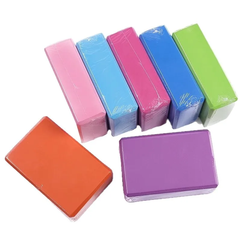 High‑Density EVA Yoga Block Brick, Non‑Slip Foam Yoga Pilates Accessory, Home Gym Fitness Prop for Stretching Balance Training