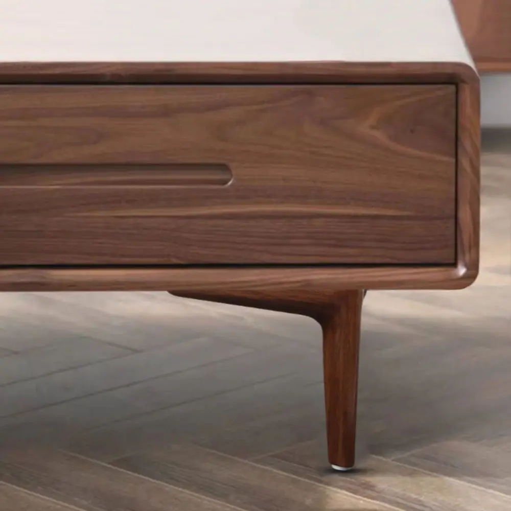 Hardware Thickened Cabinet Legs Walnut Color Metal Furniture Feet TV Cabinet Support Legs Tea Table