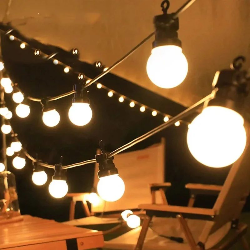 23Meters Patio Mini LED String Light Bulbs Outdoor Garden Tent Camp Lighting G50 Globe Lamp Waterproof Decoration For Wedding