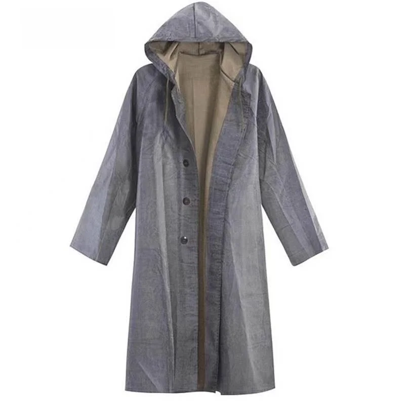 

Thickened Canvas Flood Control Raincoat Long Overall Anti-Flood Raincoat Waterproof for Heavy Rain Mining Emergency Raincoat