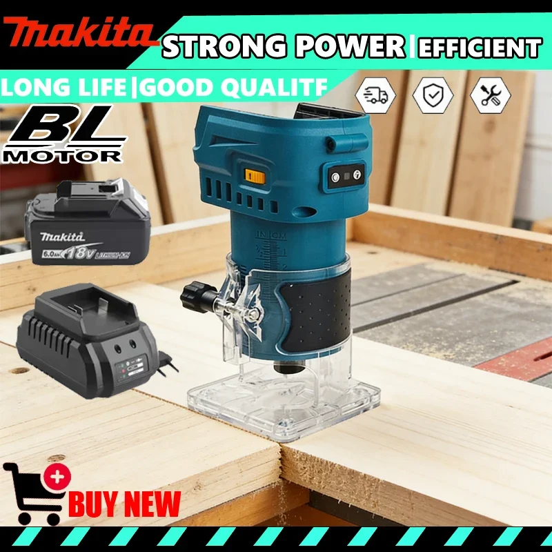 

Бесщеточная аккумуляторная фрезерная машина Makita для деревообработки, бытовая, перезаряжаемая, для электроинструментов 18В