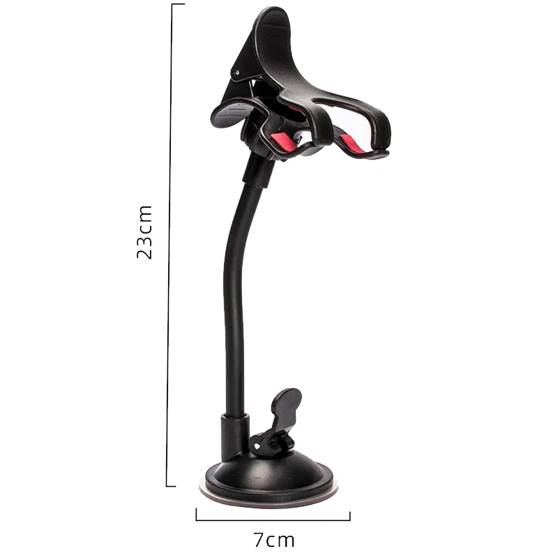 360° Rotating Car Phone Holder Universal Windshield Dashboard Mount Cellphone Stand GPS Phone Flexible Bracket Auto Accessories