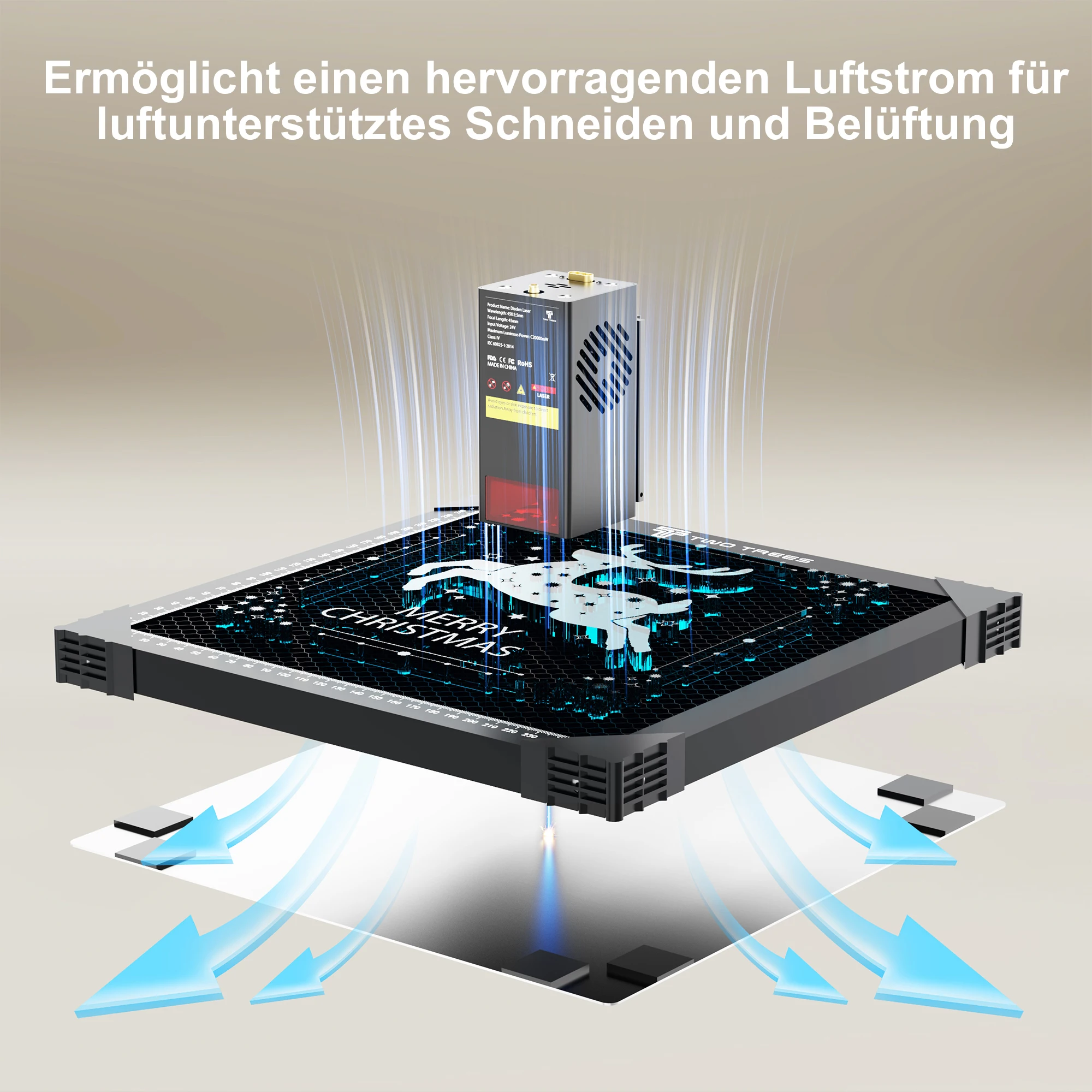 Meja Kerja Laser Sarang Lebah - Honeycomb Laser Bed ulasan dan harga