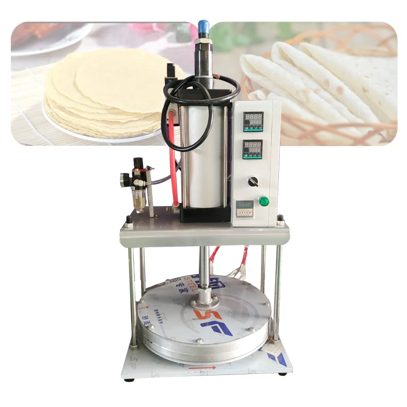 

Desktop Pancake Patting Machine Pneumatic Thickness Adjustable 20-80cm Spring Rolls Pancake Making Machine