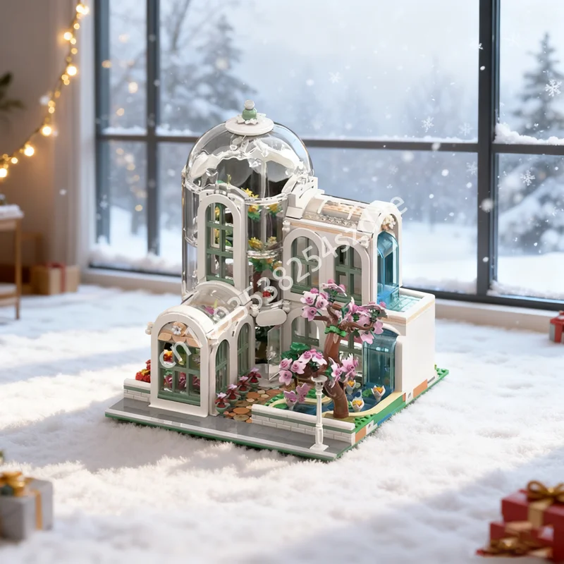 

1726pcs MOC Modular Botanical Garden Modulared Model Building Blocks Assemble DIY Idea Brick Christmas Gift Kids Toys Birthday