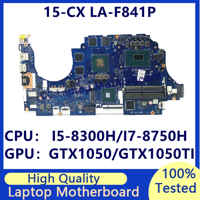 L20295-601 L20301-601 L20296-601 L20302-601 For HP 15-CX Laptop Motherboard With I5/I7 CPU GTX1050/GTX1050TI LA-F841P 100%Tested