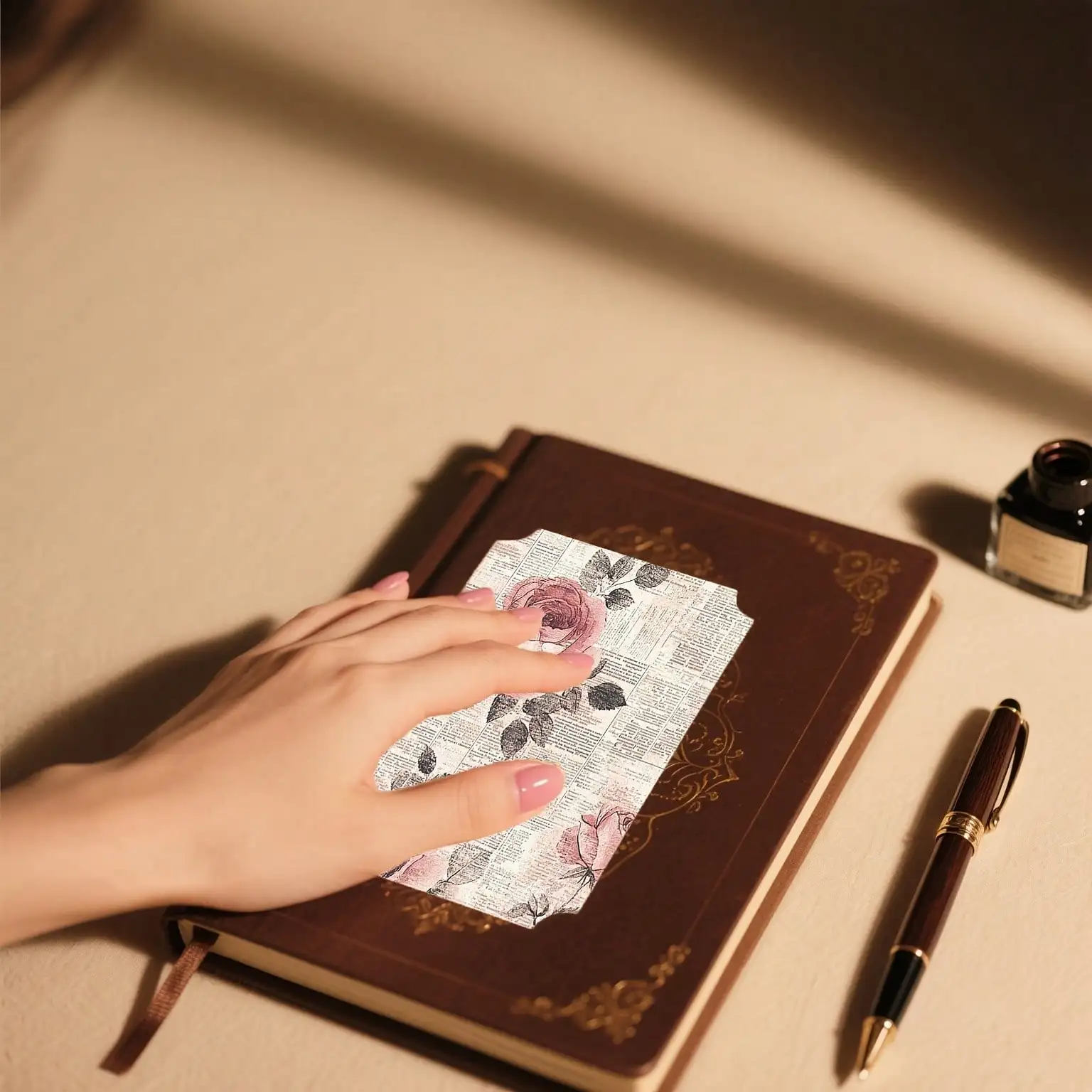 36 ورقة الإبداعية خمر نمط قصاصات ورقية حزمة، القرطاسية خمر الفن الحرفية نمط سكرابوكينغ ورقة لمجلة غير المرغوب فيه