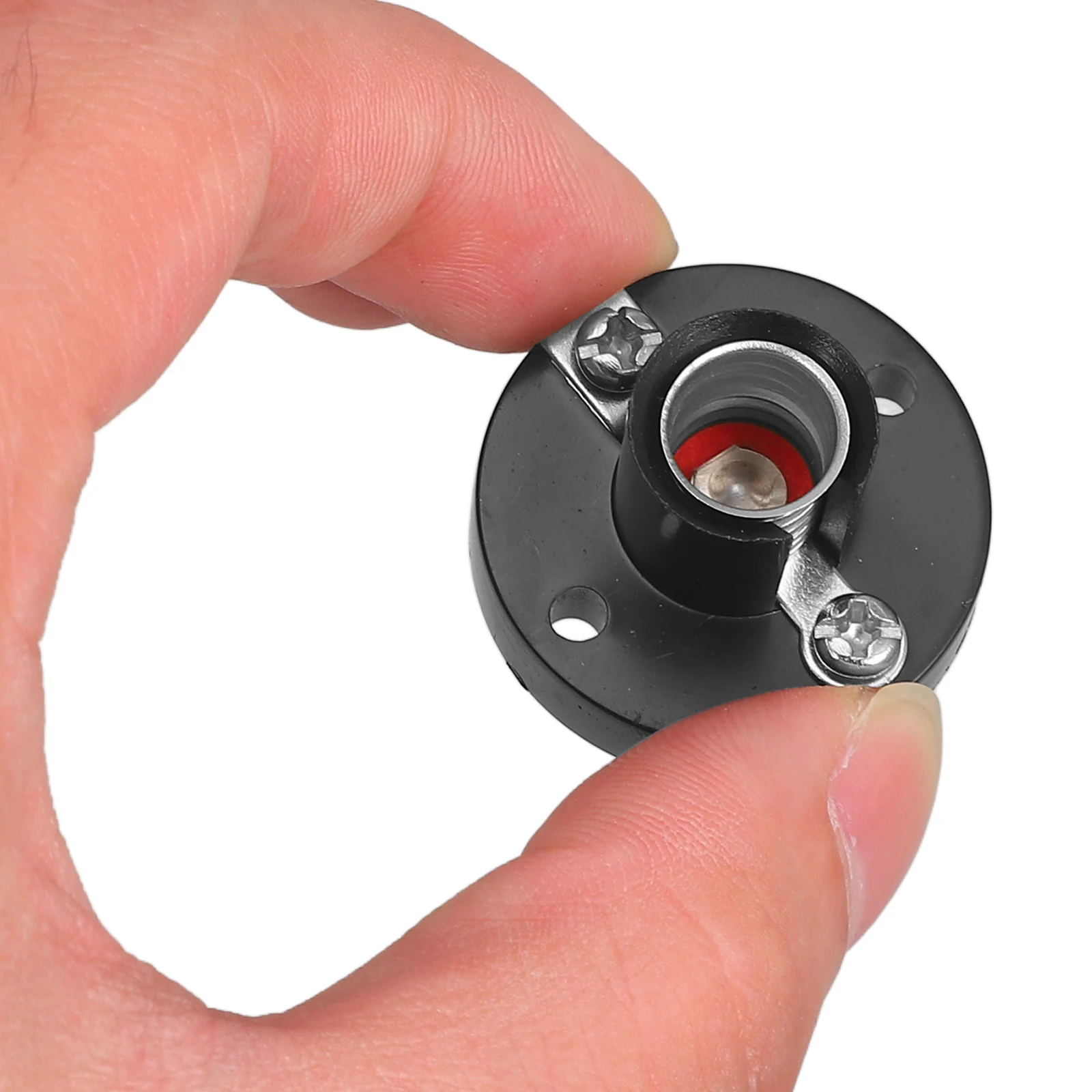 

10pcs Bulb Socket Holder Lamp Base Light Socket Black Physics Teaching Experiment Accessories Lighting Solution
