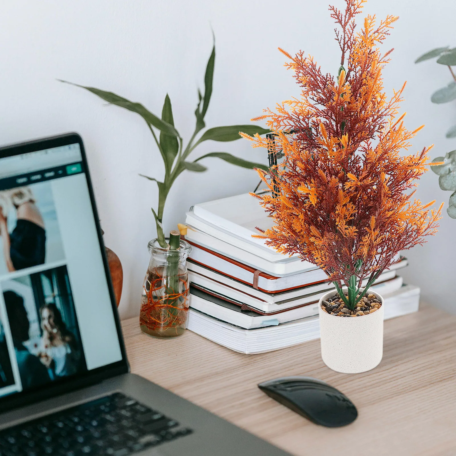 

Artificial Pine Stems Faux Plant Shrubs Realistic Multipurpose Use for Home Office Floral Arrangements and Garden Decor