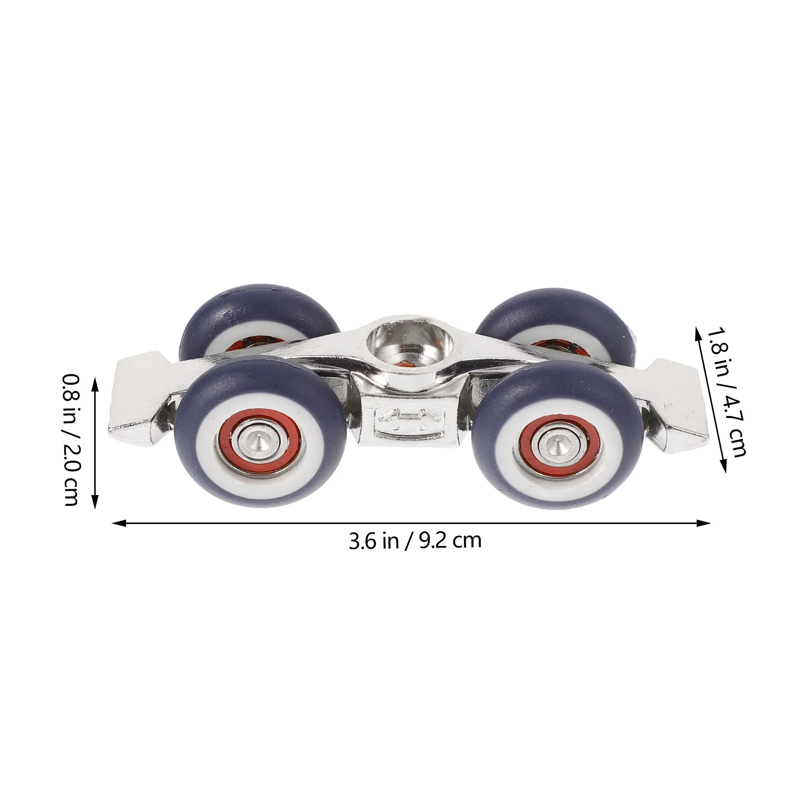 

1Pcs Zinc Alloy Thicken Door Wheel Sliding Wood Door Track Roller Durable Track Accessory Silent Smooth Operation