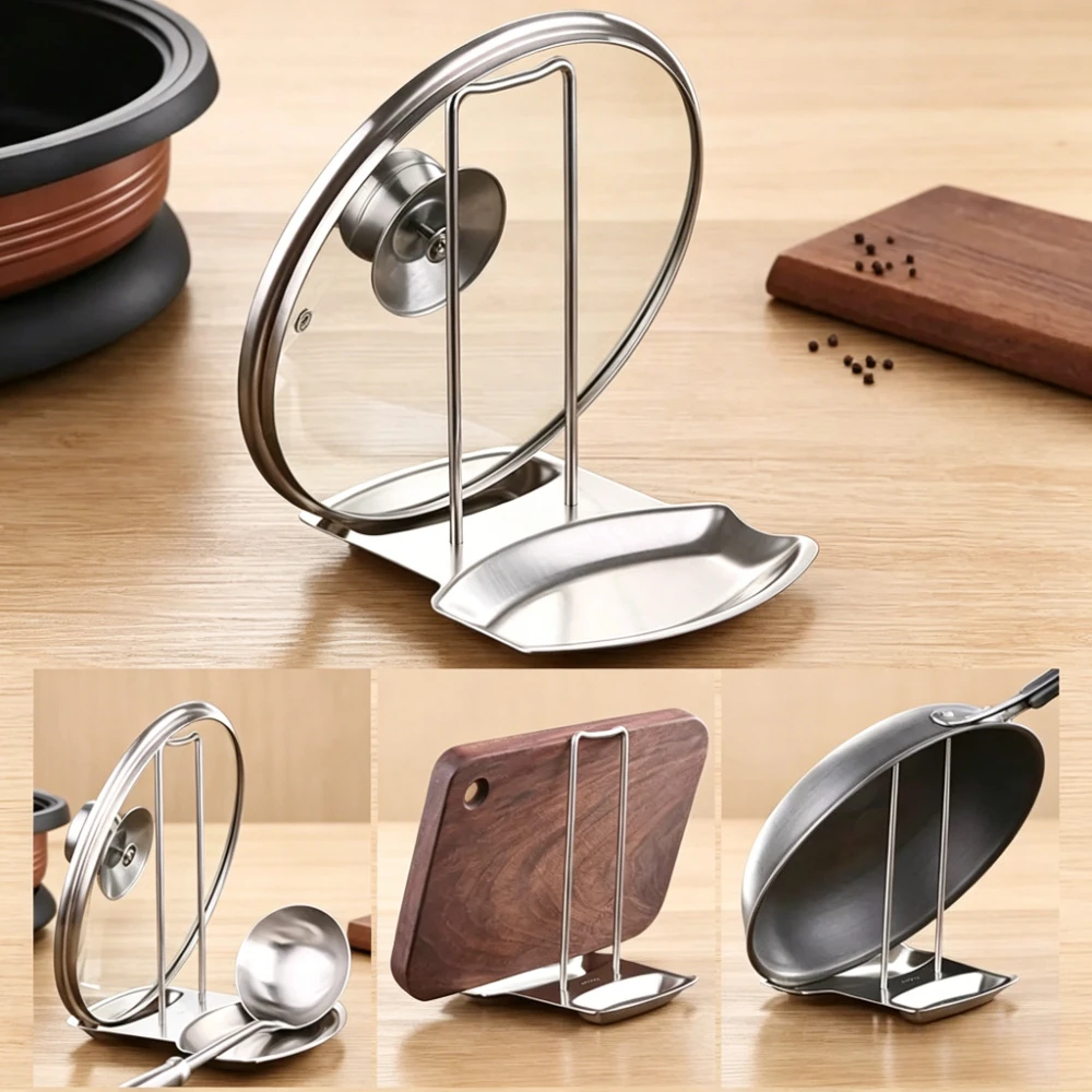 Kitchen Baking Pan Organizer - Suporte para Tampas de Panela em