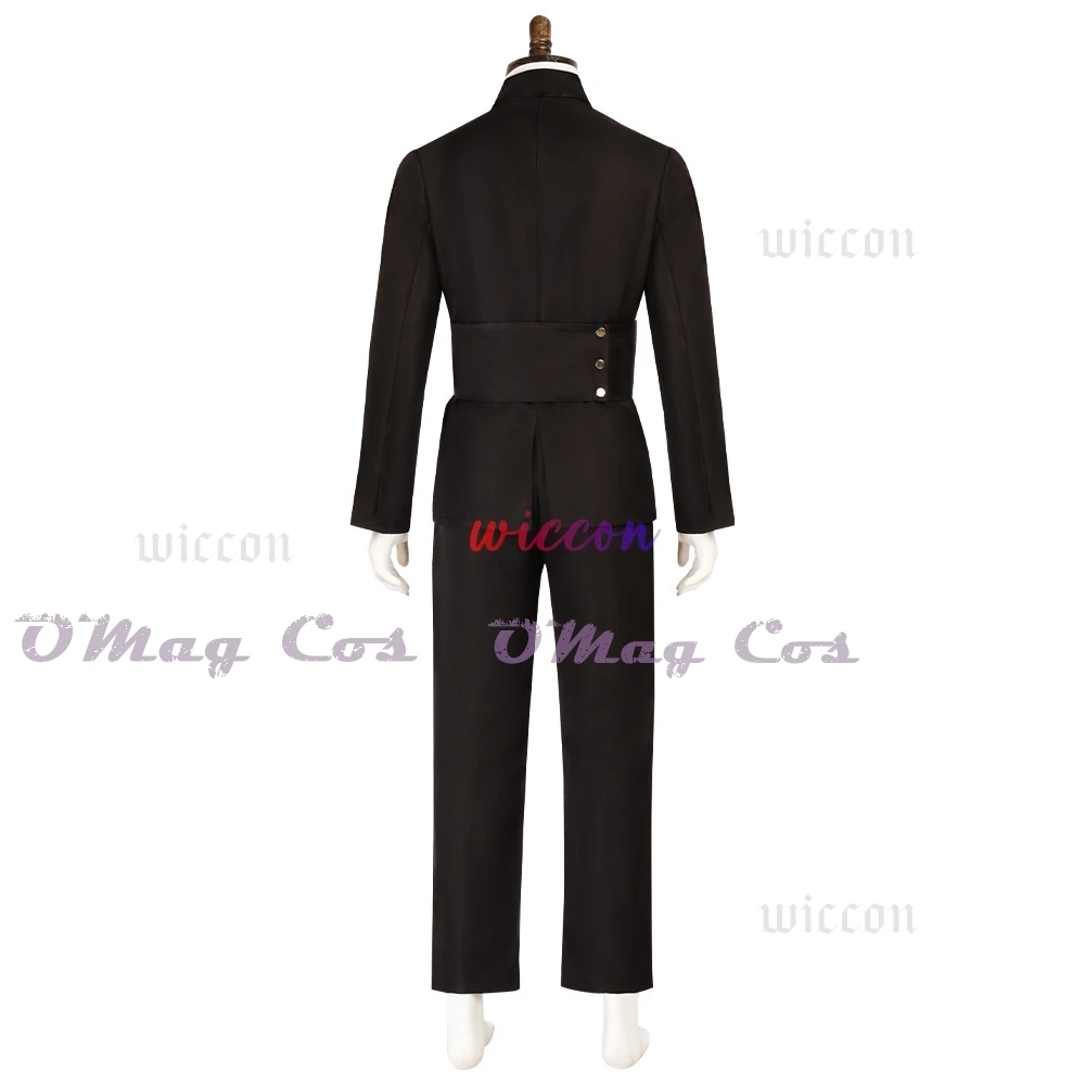 Men Black Rock Band Uniform Full Set Props Nameless Ghoul Outfit For Halloween Stage Performance Carnival Party view 5