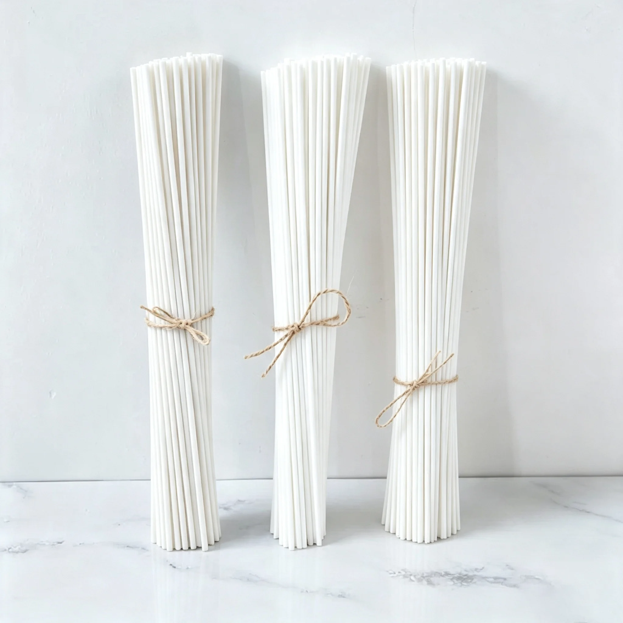2000Pcs 19×3mm Black White Fiber Reed Diffuser Sticks Bulk Wholesale Hotel Aromatherapy Essential Oil Replacement Refill