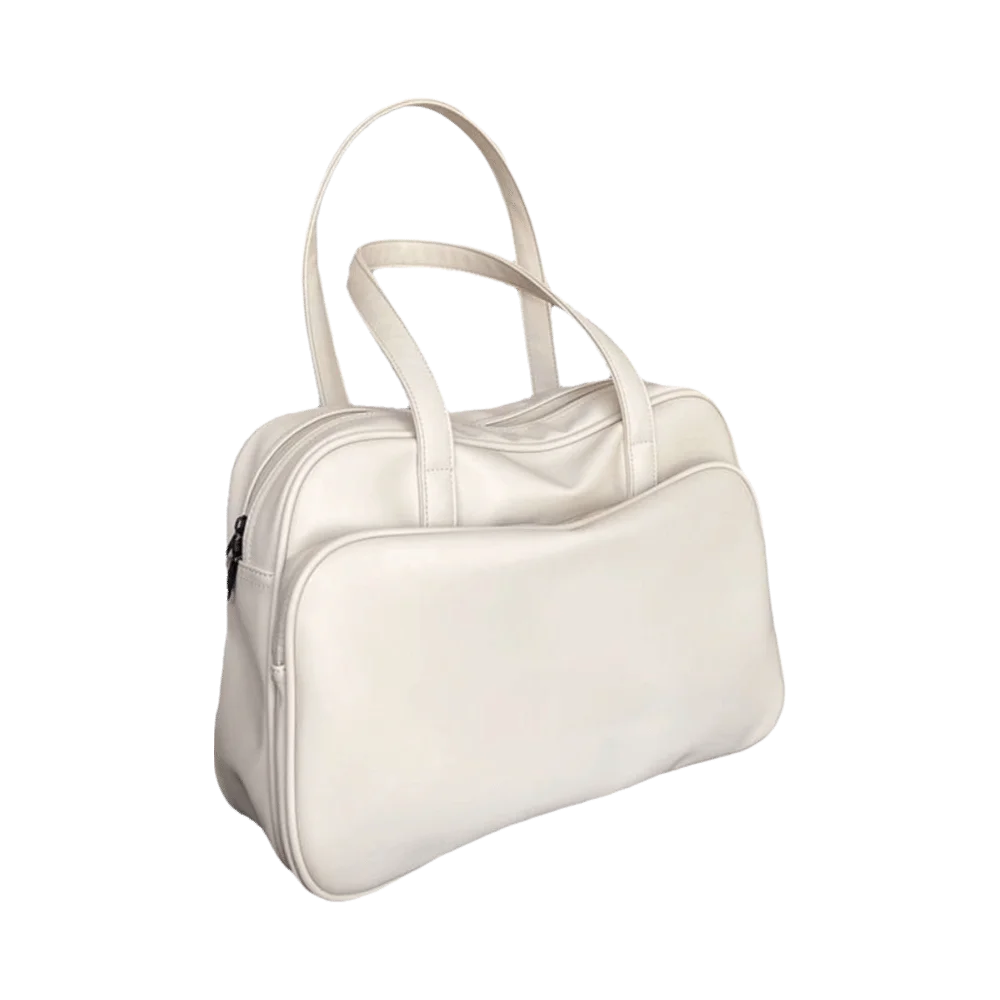 

Sweet Fashion Large Capacity Tote Bag Handbags Korean Leather Shoulder Bag Luggage Bag Travel Big Bag Girls