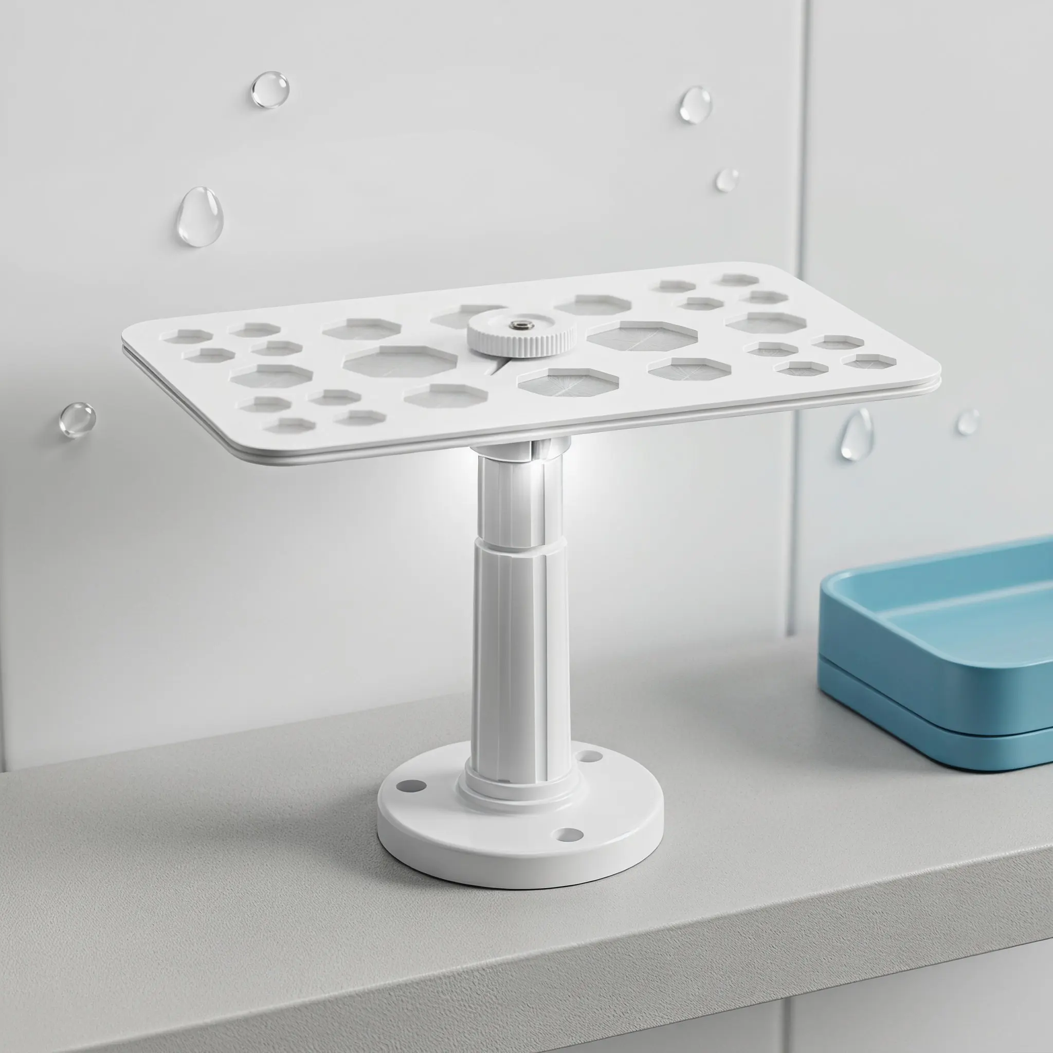 Makeup Brush Drying Rack Stand 26 Slots Organizer Holder Smooth ABS Surface Prevents Brush Deformation Storage