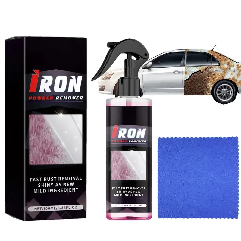 

100ml Metal Rust Remover Multifunctional Wheel Cleaning Spray Anti-rust Effective Tire Care Rust Converter For Cars Auto truck