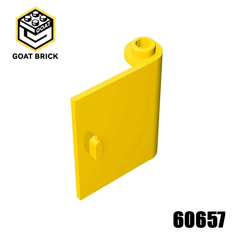 10Pcs MOC Parts 60657 Door 1 x 3 x 3 Right Compatible Bricks DIY Assmble Building Blocks Particle Kid Puzzle Brain Toy Gift