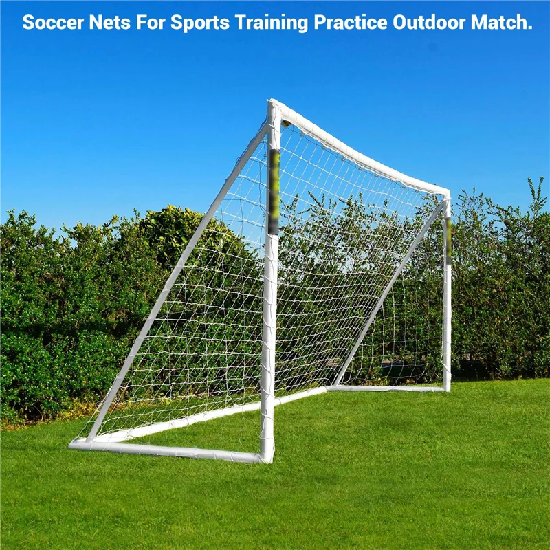 

24X8FT Full Size Soccer Goal Net Sports Football Post Netting Training Backyard