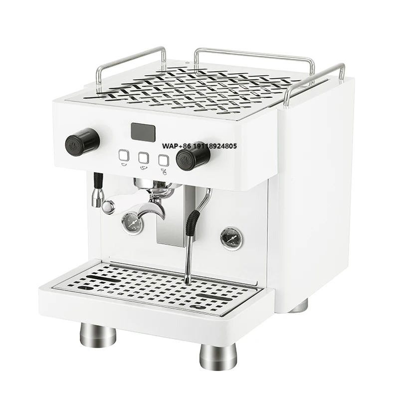 Two Groups Commercial Coffee Machine Hotel Use Italian Stainless Steel 9 Bar Semi Automatic Espresso Coffee Maker